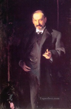 John Singer Sargent Painting - Asher Wertheimer retrato John Singer Sargent